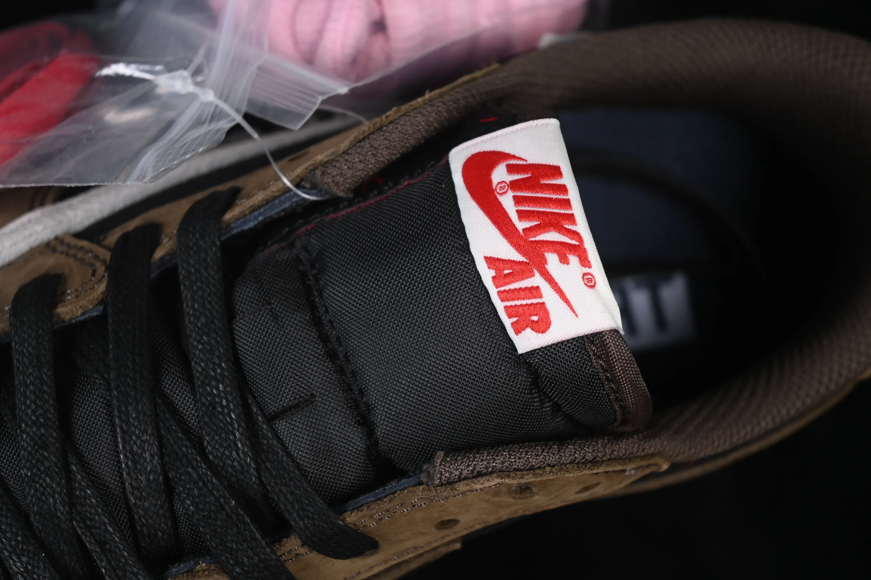 All categories Air Jordan Jordan series basketball shoes Air Jordan 1 Low ZG version Travis Scott x Air Jordan 1 Low OG AJ1 Joe 1 undercut low top full head layer CQ4277-001